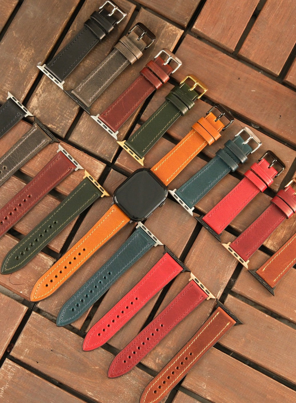 Apple Watch Buttero Leather Strap - Brown