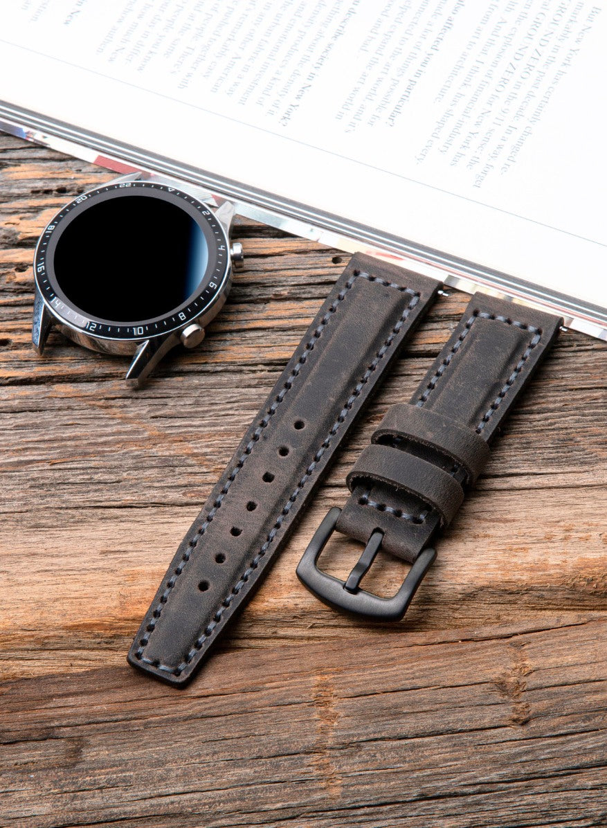 Classic Watch Samcrazy Leather Strap - Gray